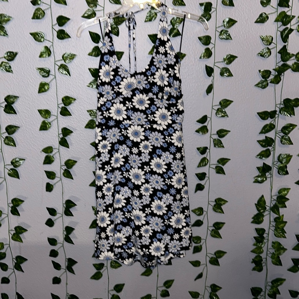 Size medium halter top floral dress